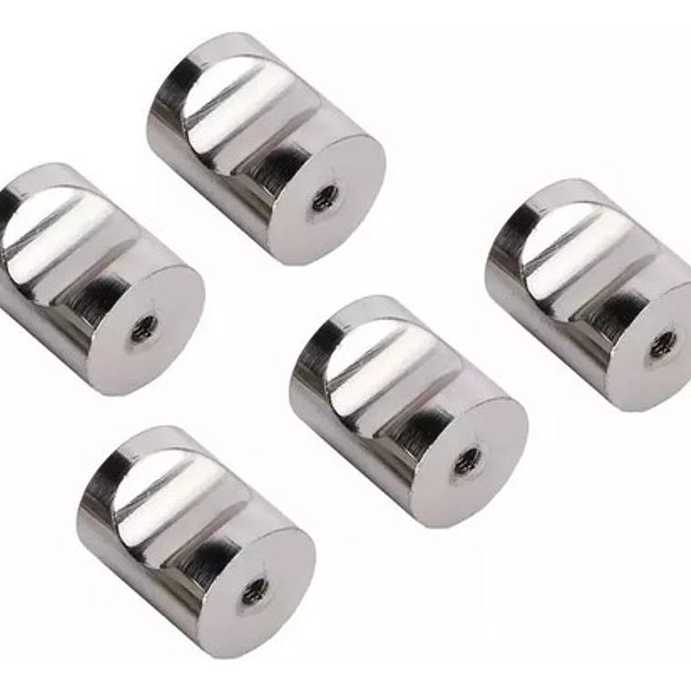 Tirador Perilla Balin Metal C/torn Pack 5 Unid 30x25mm Cajon 1