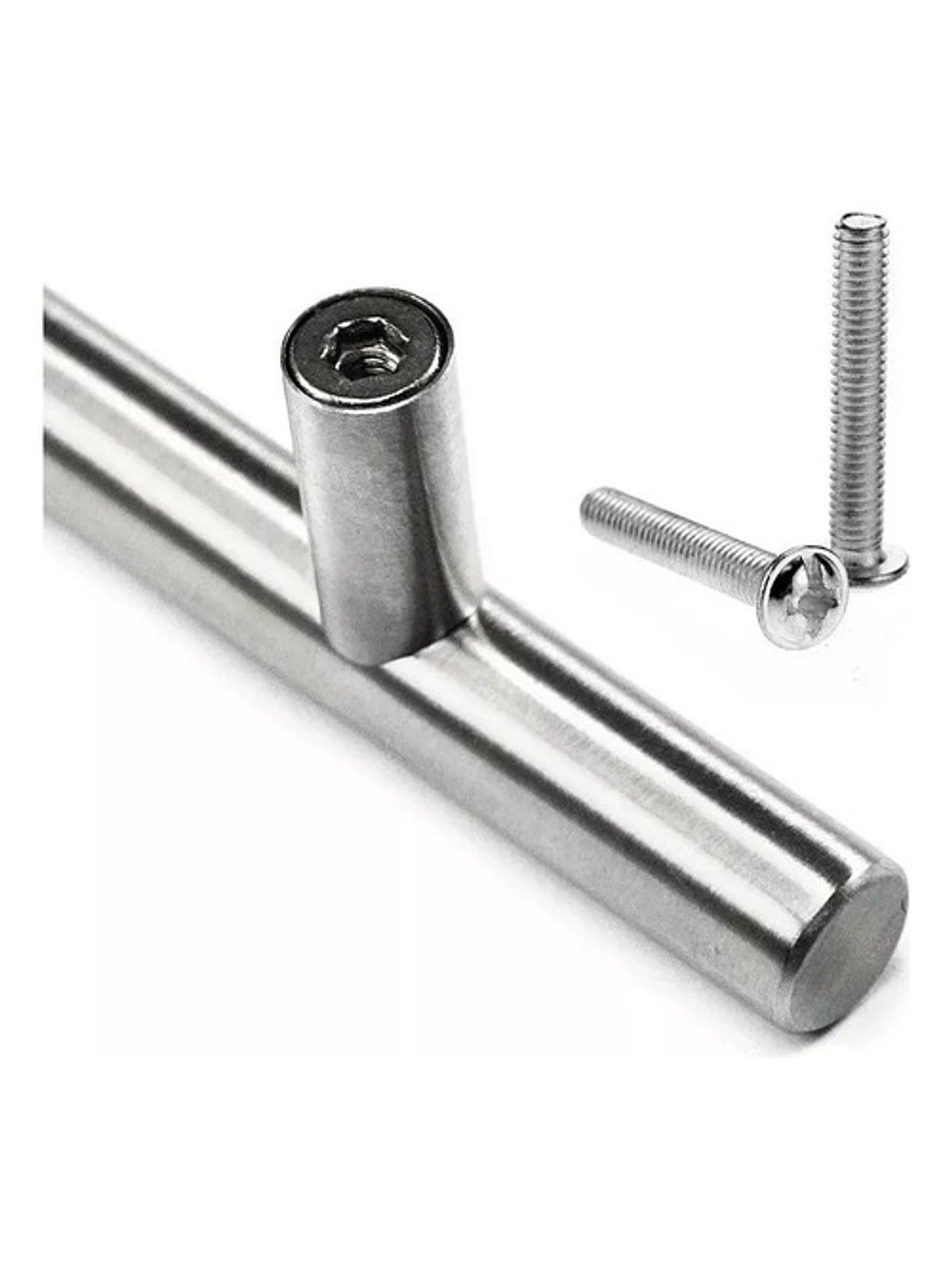 Pack 10 Tiradores Madrid Sevillano 96/140 Metal Inoxidable 2