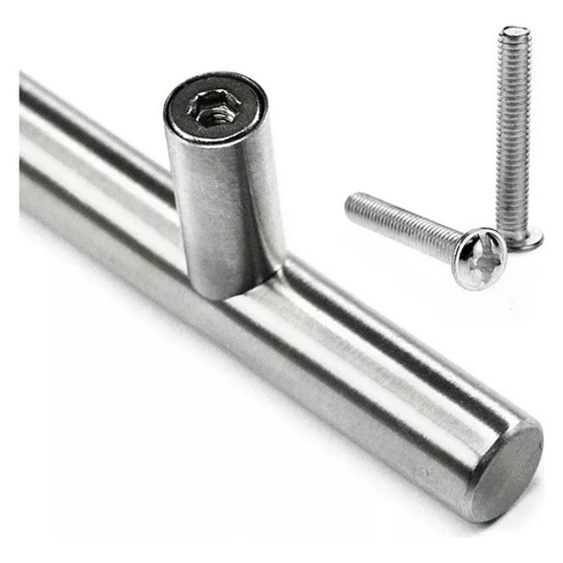 Pack 10 Tiradores Madrid Sevillano 96/140 Metal Inoxidable 2