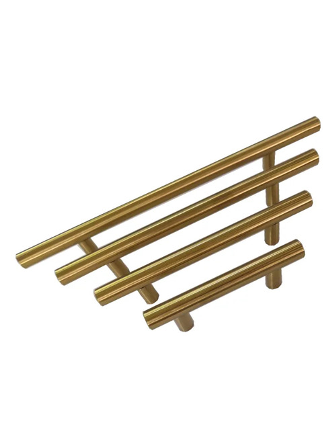 Pack 10 Tiradores Madrid Sevillano 96/150 Metal Dorado 1