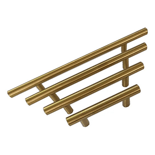 Pack 10 Tiradores Madrid Sevillano 96/150 Metal Dorado