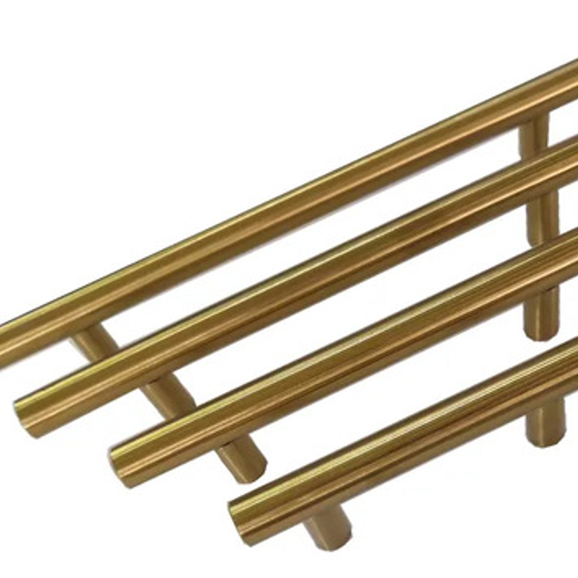 Pack 10 Tiradores Madrid Sevillano 96/150 Metal Dorado 1