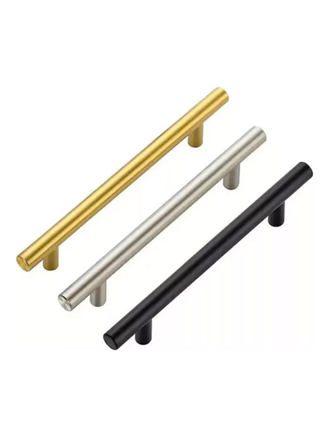 Pack 10 Tiradores Madrid Sevillano 96/150 Metal Dorado 2