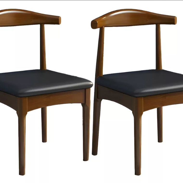 SILLA BISTRO NOGAL ACOLCHADA  1