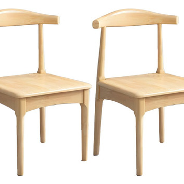 Silla Windsor Bistró Madera Original Natural Set 2 Unidades 1