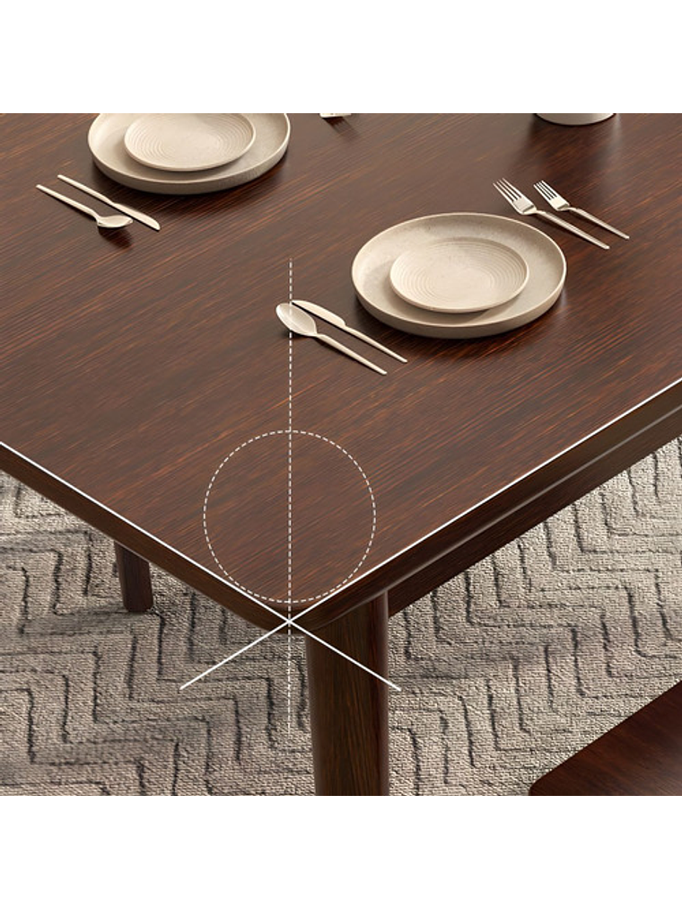 Mesa Windsor Nogal 120x70 2