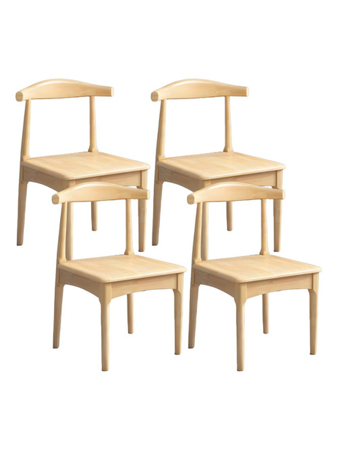 Silla Windsor Bistró Madera Original Natural Set 4 Unidades 1