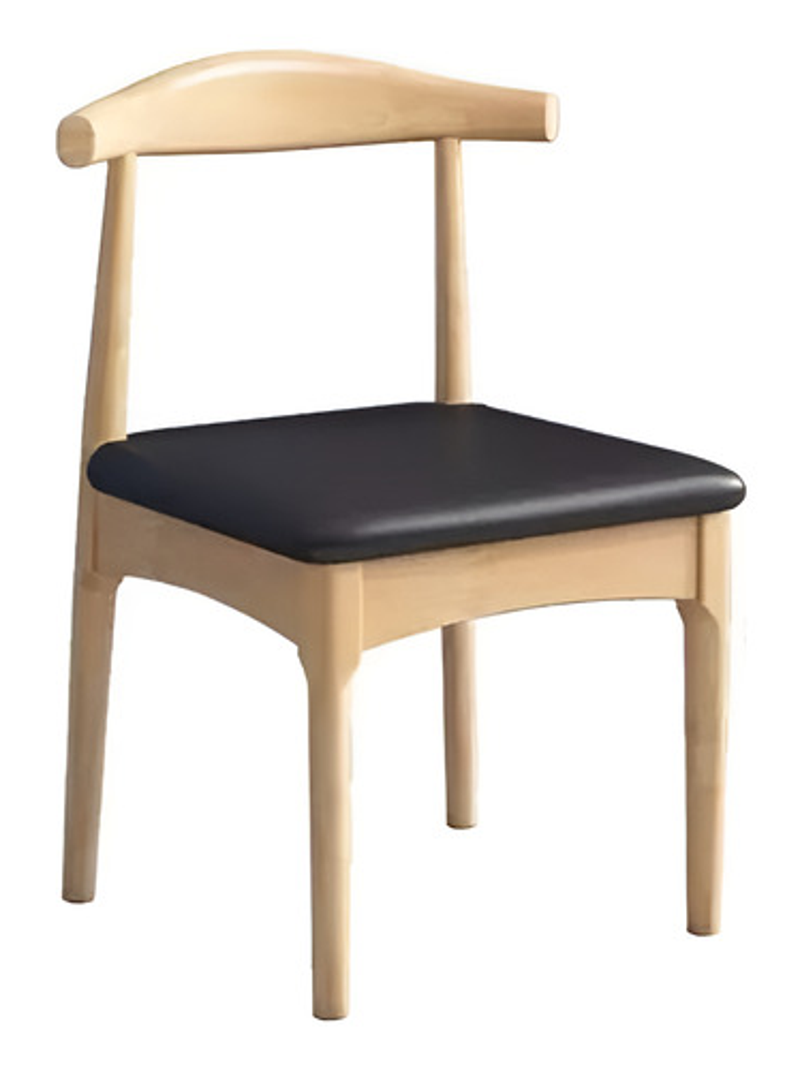 Silla Windsor Bistró Acolchada Madera Natural Set 4 Unidades 2