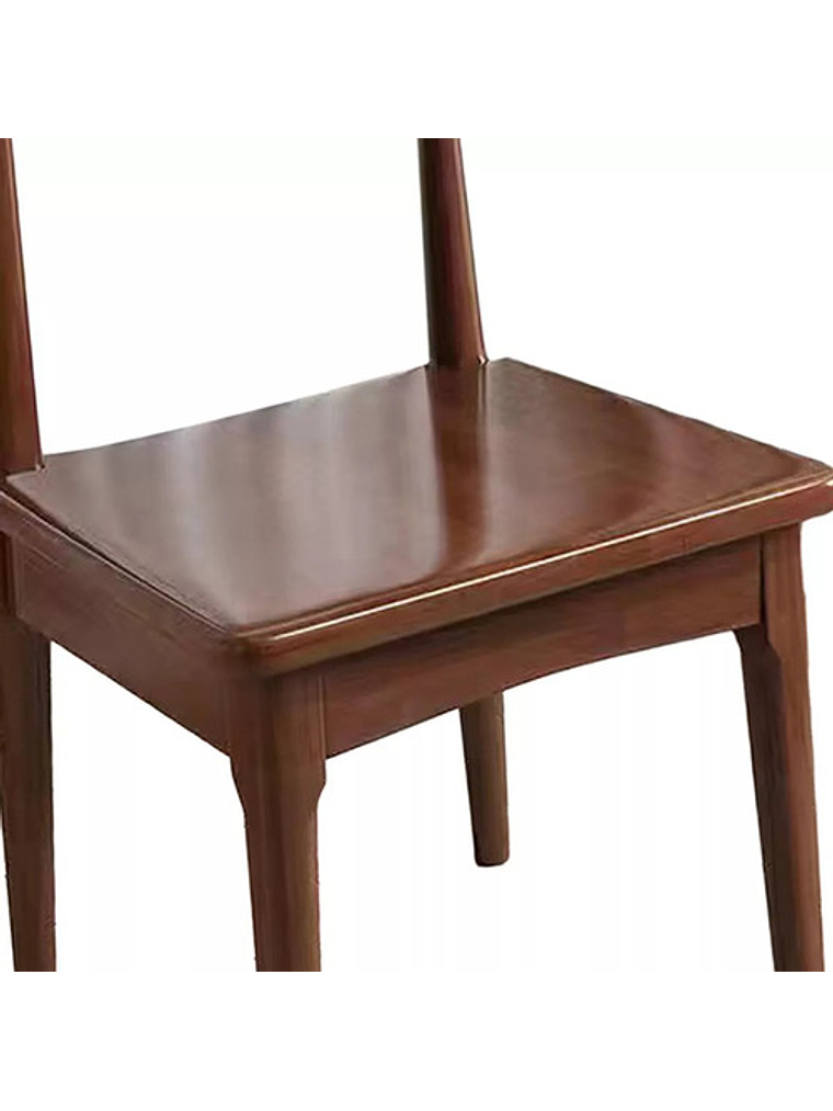 Mesa Con 2 Sillas Windsor Madera Nogal Original 130x80 4