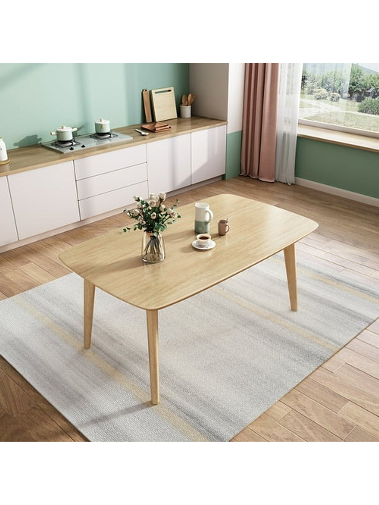 Mesa Con 4 Sillas Windsor Bistró Madera Original 130x80 3