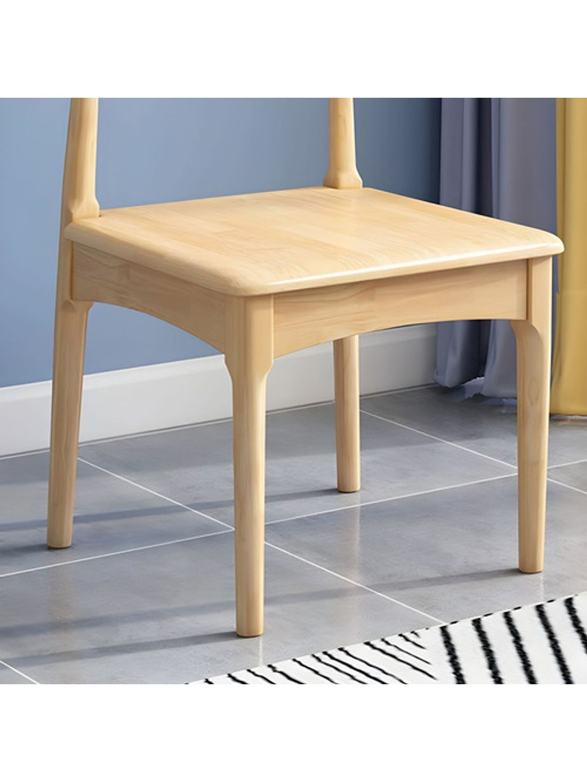 Mesa Con 6 Sillas Windsor Bistró Madera Natural 160x80 5