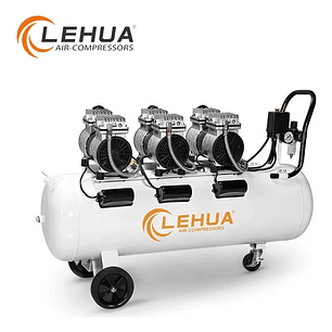 Compresor Silencioso Lehua 3hp 200lts Monofásico Sin Aceite