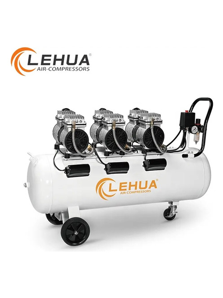 Compresor Silencioso Lehua 3hp 200lts Monofásico Sin Aceite 1