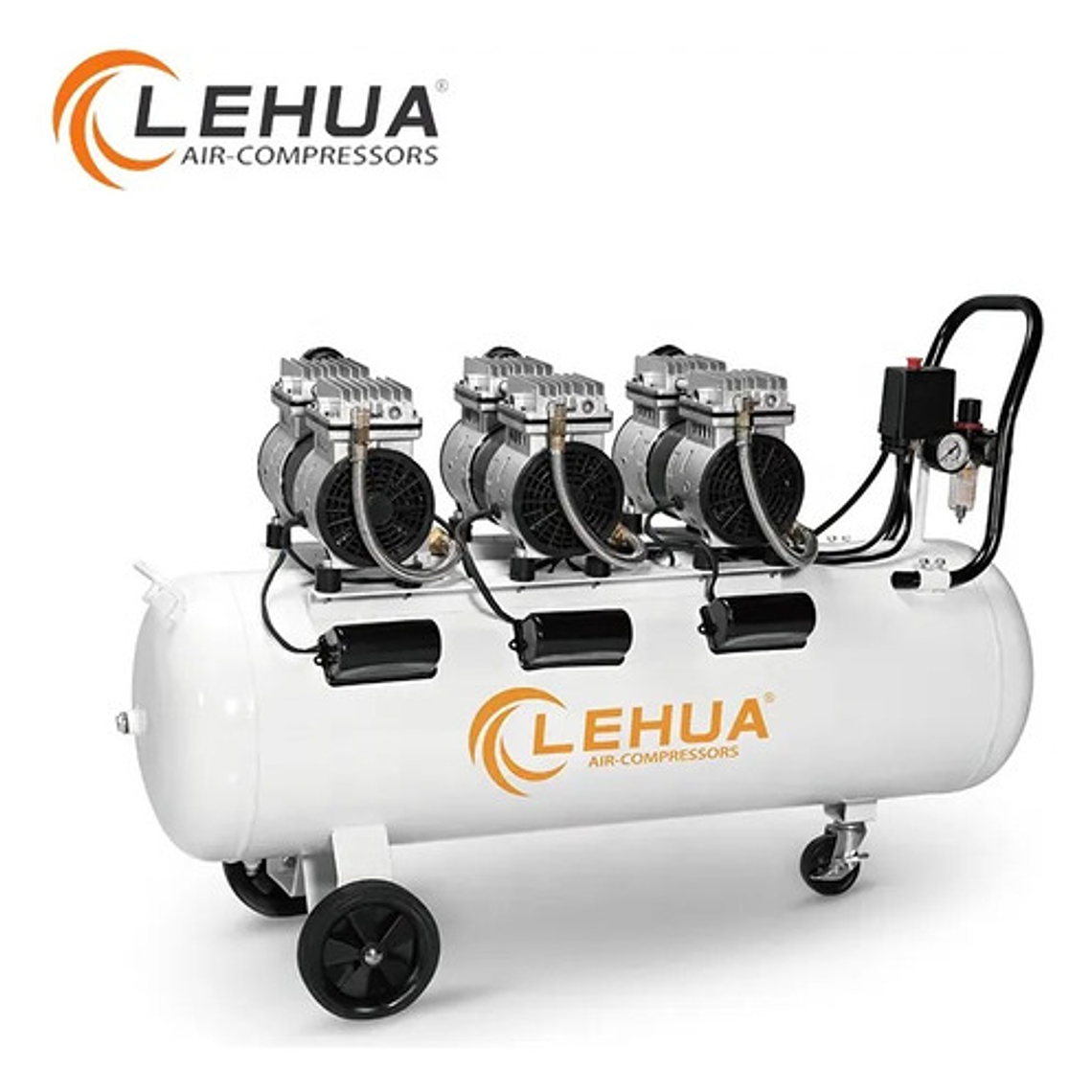 Compresor Silencioso Lehua 3hp 200lts Monofásico Sin Aceite 1