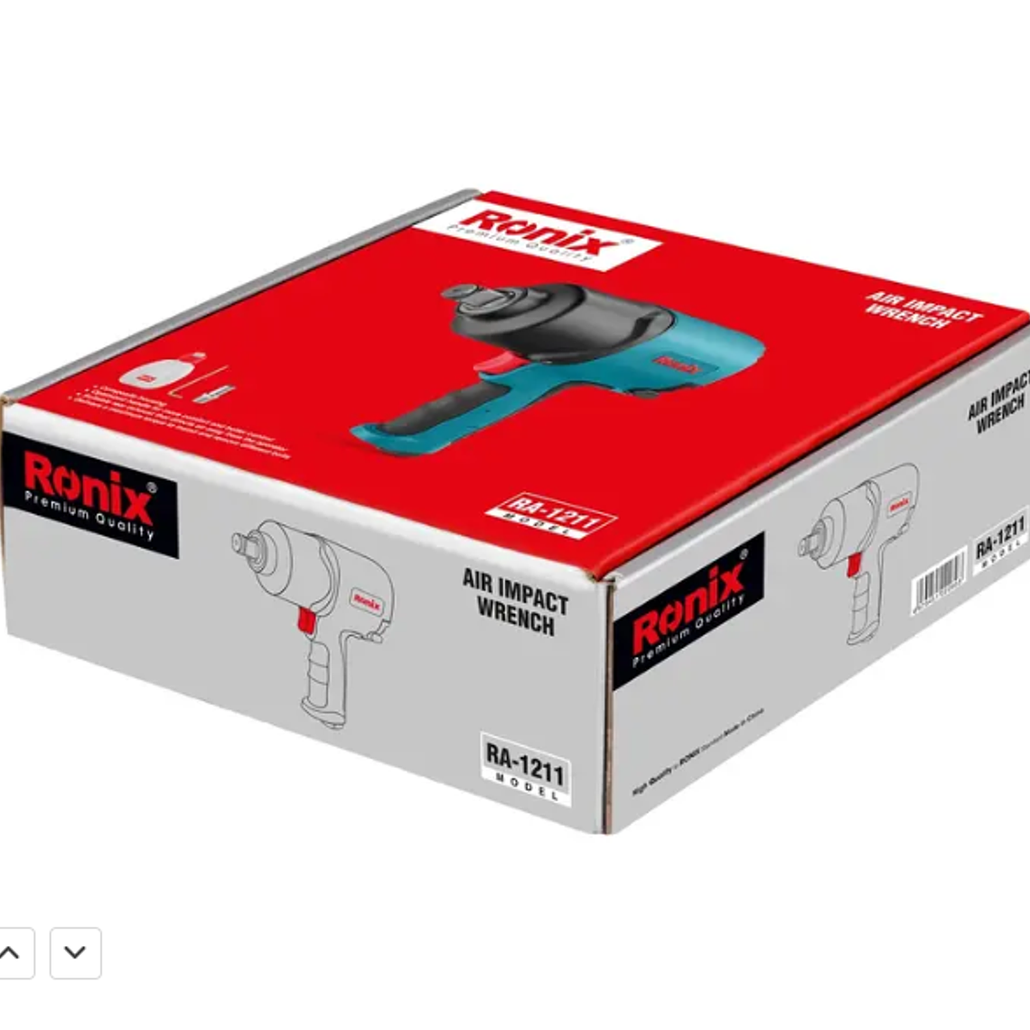 Llave Impacto Neumática Ronix Ra-1211 3/4  1800Nm 7000rpm 6