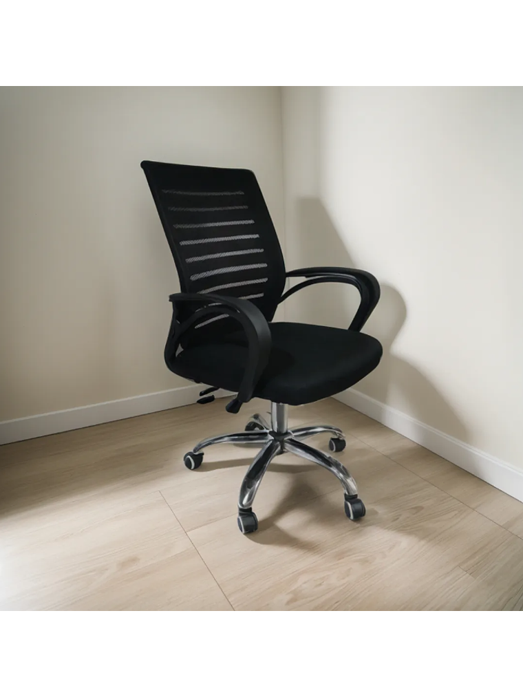 Silla Escritorio Oficina Luxor Executive Negra  2