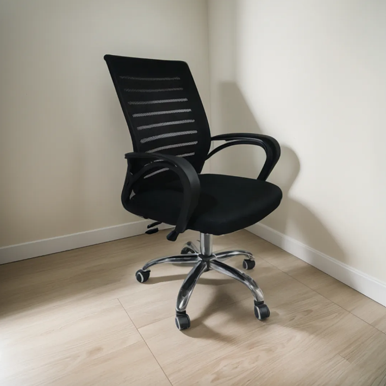 Silla Escritorio Oficina Luxor Executive Negra  2