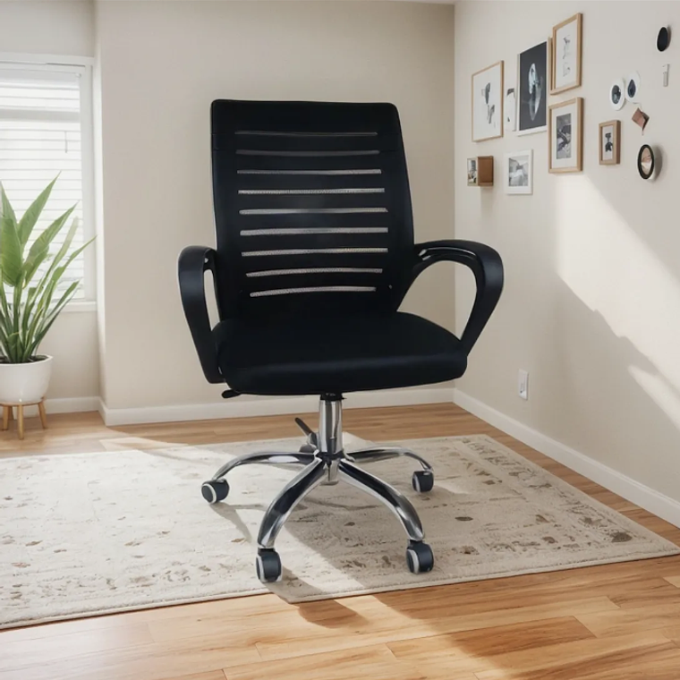 Silla Escritorio Oficina Luxor Executive Negra  1