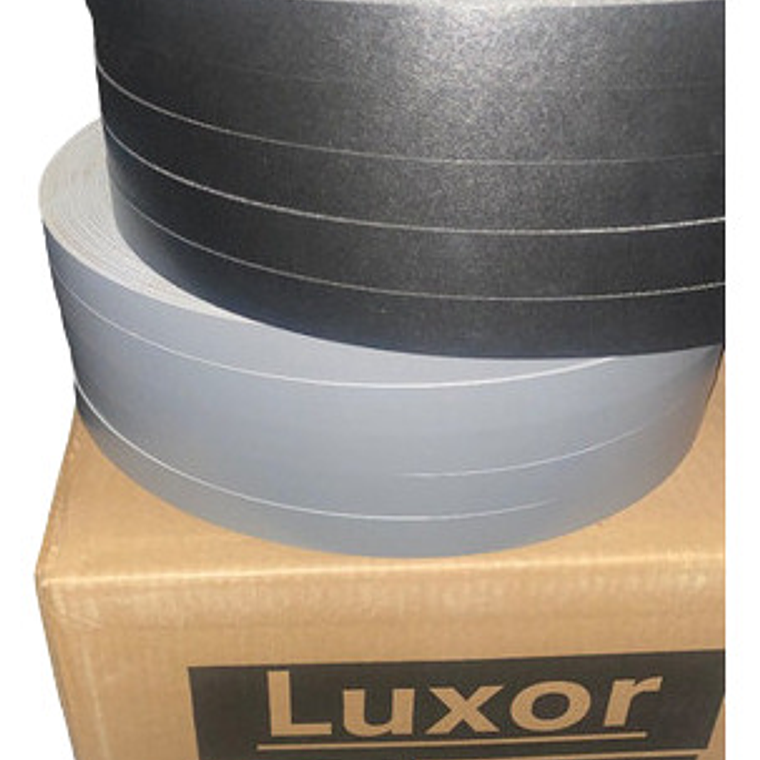 Pack 10 Rollos 100 Mt Tapacanto Encolado Gris Grafito 20mm 1