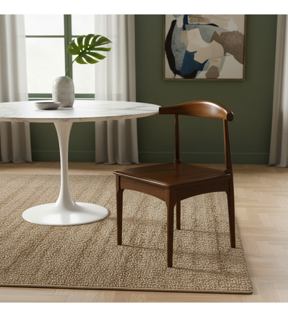 Silla Windsor Bistró Madera Color Nogal Set 2 Unidades