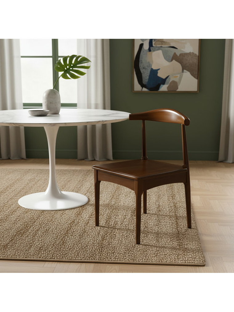 Silla Windsor Bistró Madera Color Nogal Set 2 Unidades 1