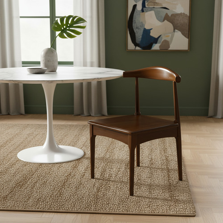 Silla Windsor Bistró Madera Color Nogal Set 2 Unidades 1