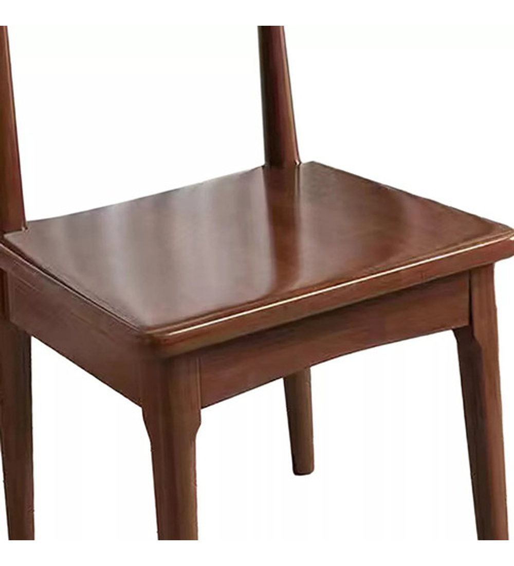 Silla Windsor Bistró Madera Color Nogal Set 2 Unidades