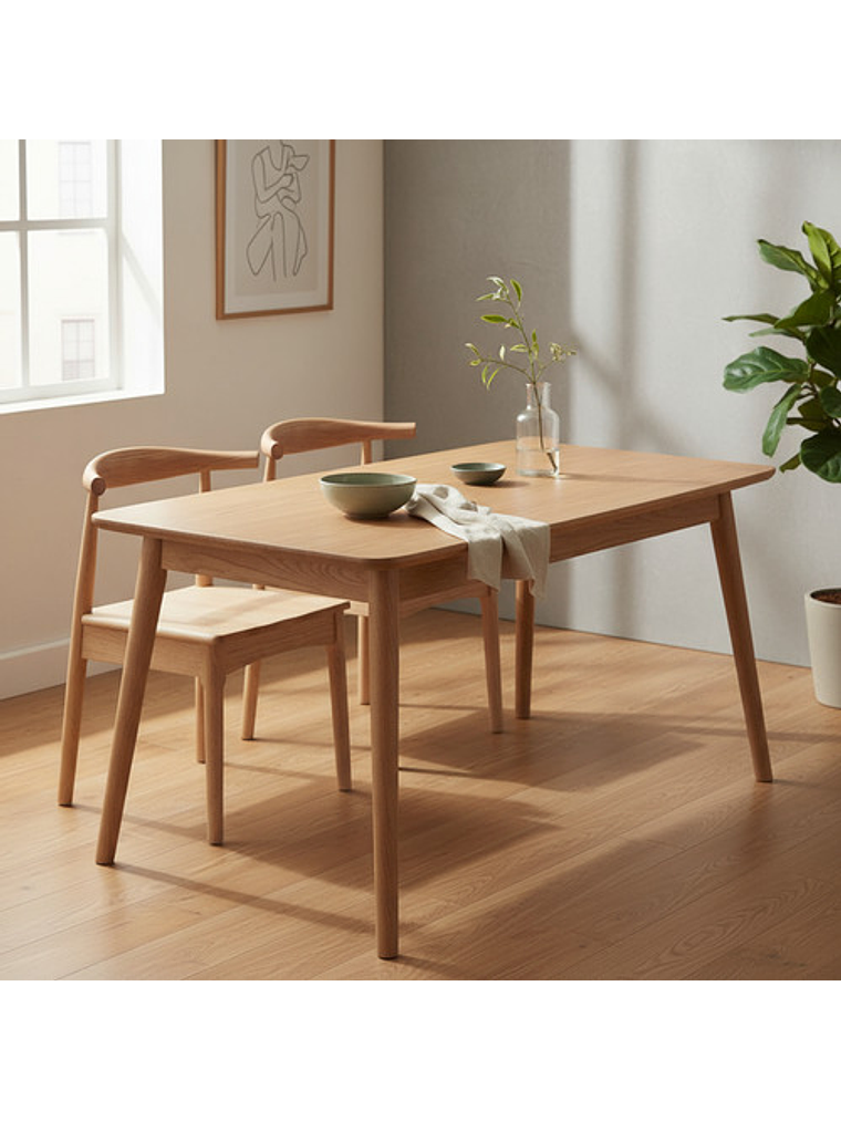 Mesa Con 2 Sillas Windsor Bistró Madera Original 130x80 1