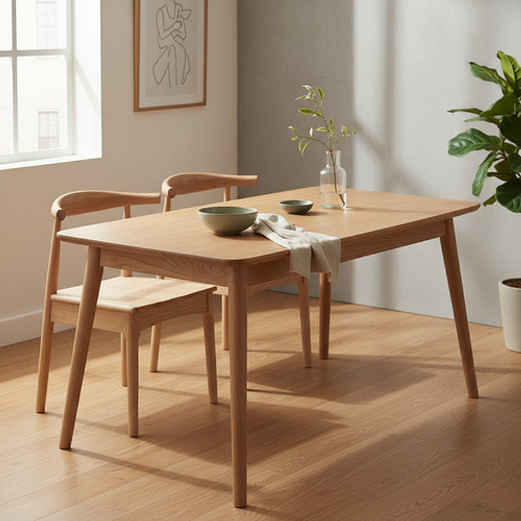 Mesa Con 2 Sillas Windsor Bistró Madera Original 130x80 1