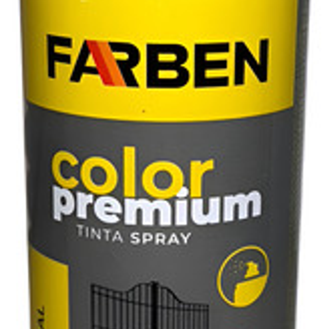 Pintura Spray Farben 400 Ml Naranja Brillante Secado Rápido 1