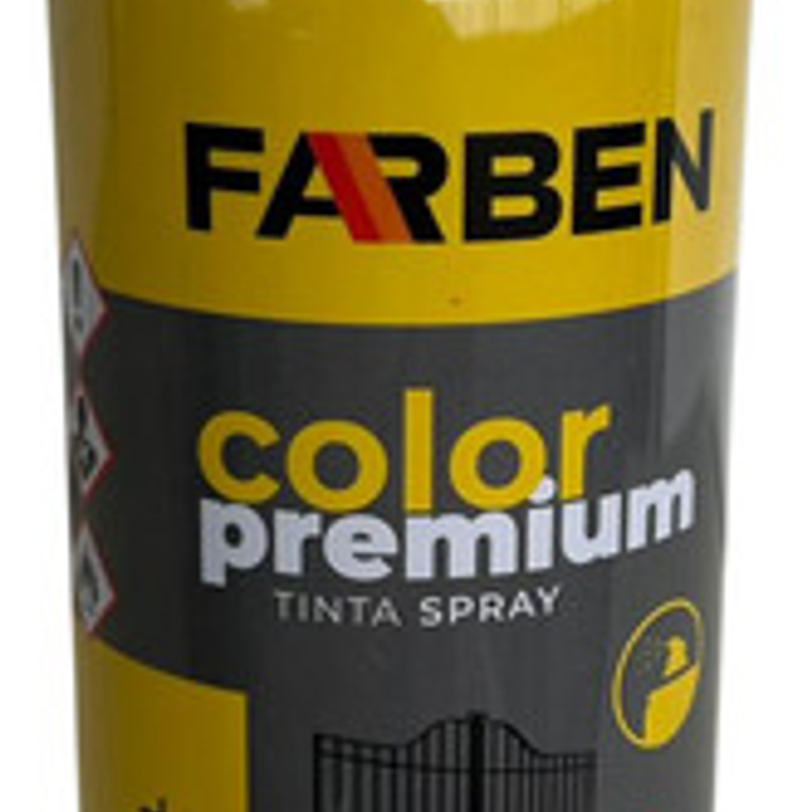 Pintura Spray Farben 400 Ml Naranja Brillante Secado Rápido 7