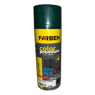 Pintura Spray Farben 400 Ml Verde Brillante Secado Rápido