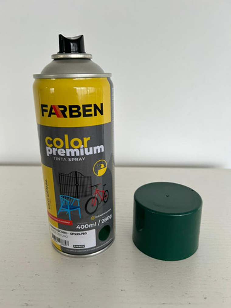 Pintura Spray Farben 400 Ml Verde Brillante Secado Rápido 5