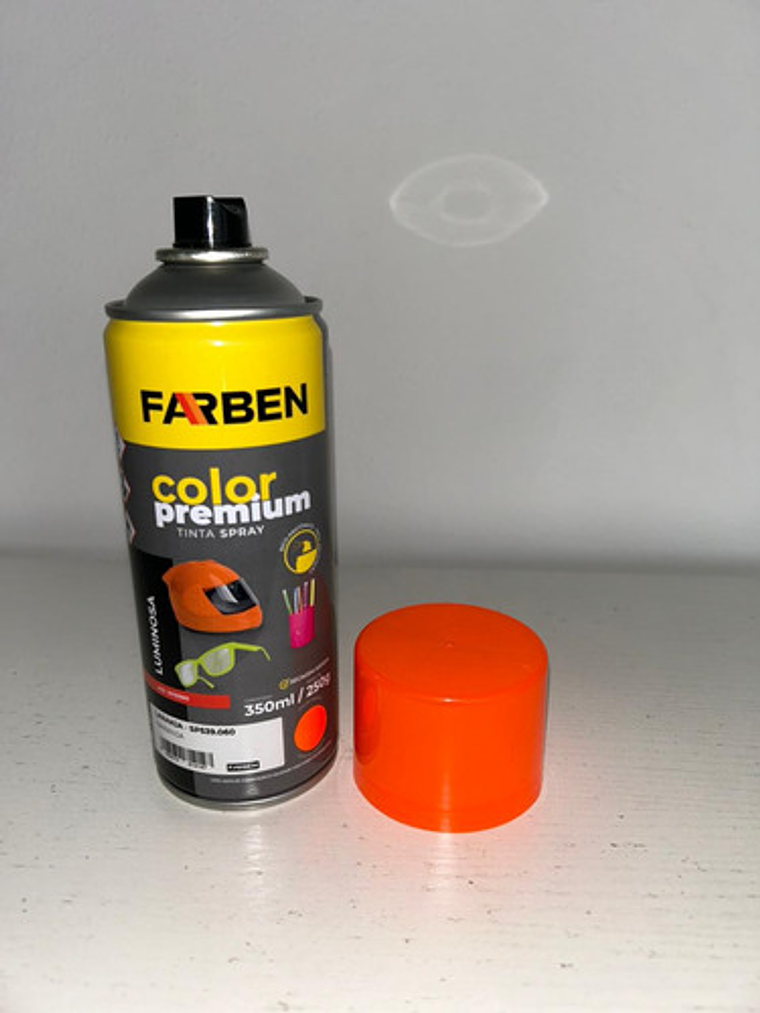 Pintura Spray Farben Premium 350 Ml Naranja Fluorescente 6