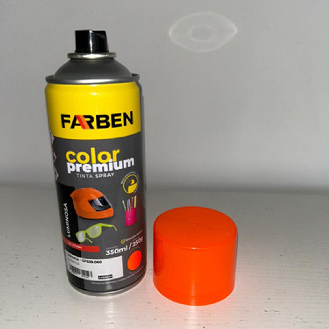 Pintura Spray Farben Premium 350 Ml Naranja Fluorescente 6