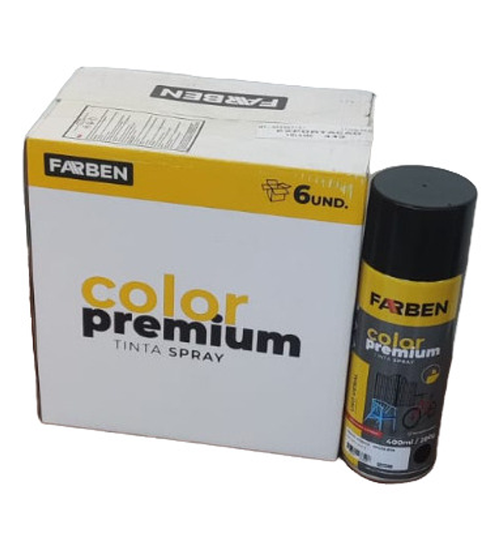 Pintura Spray Farben Premium 350 Ml Verde Fluorescente