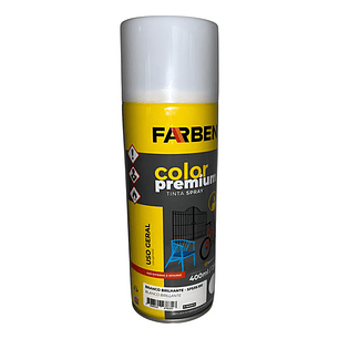 Pintura Spray Farben 400 Ml Blanco Brillante Secado Rápido