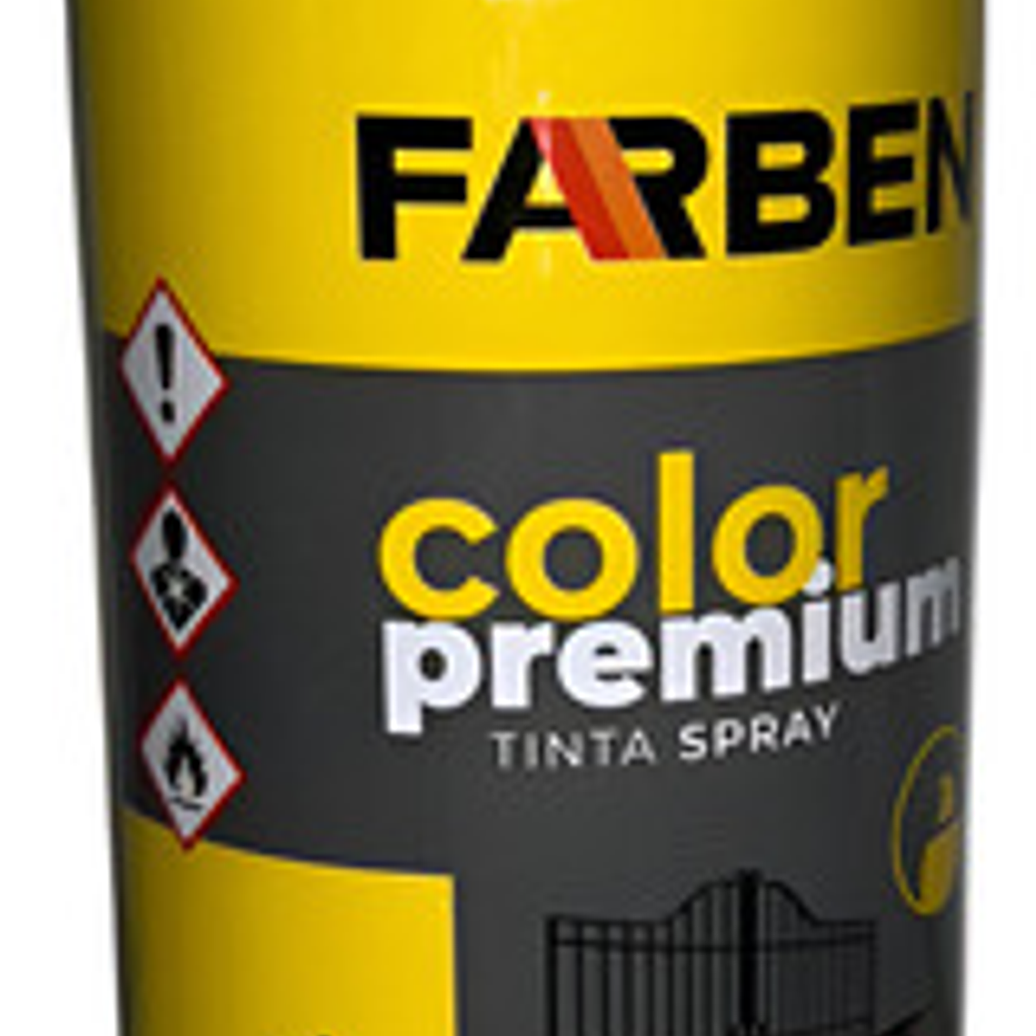 Pintura Spray Farben 400 Ml Blanco Brillante Secado Rápido 1
