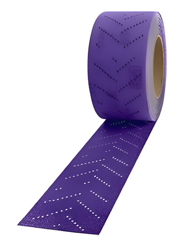 Rollo De Lija Cerámico 70mm X 12mt Grano 80 Con Velcro 1 1