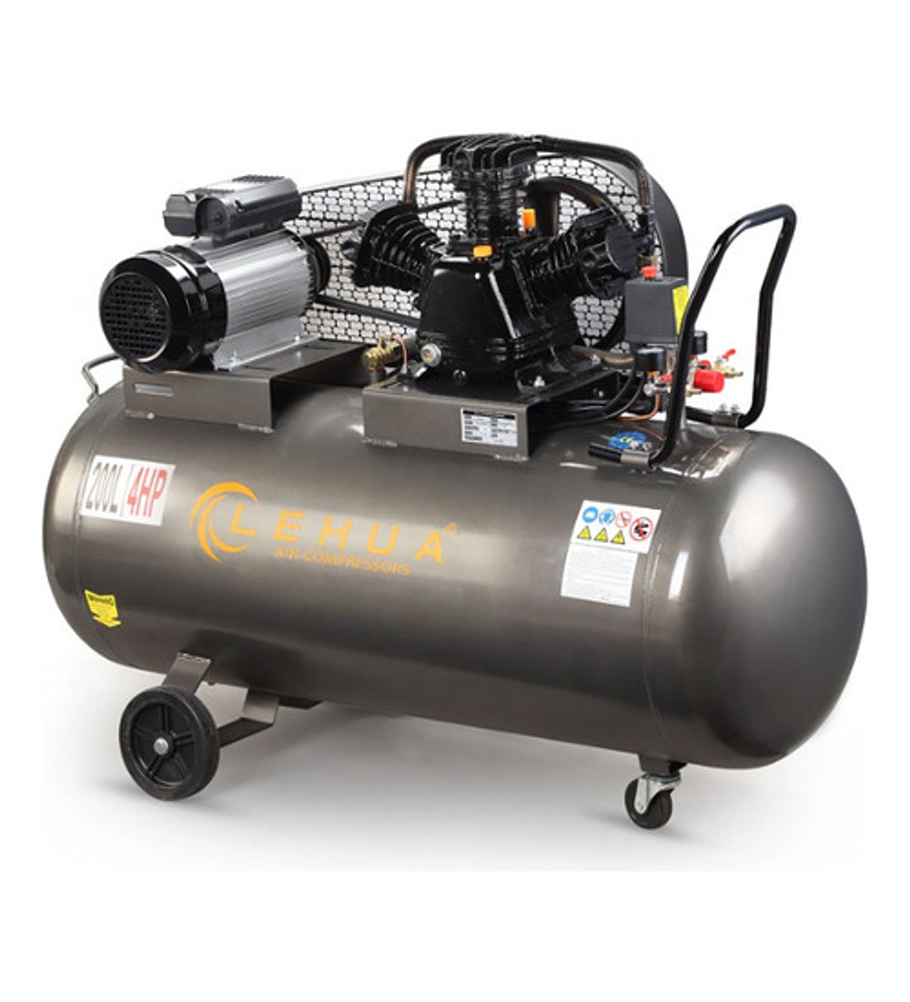 Compresor Lehua 4hp 150lts Trifásico Profesional