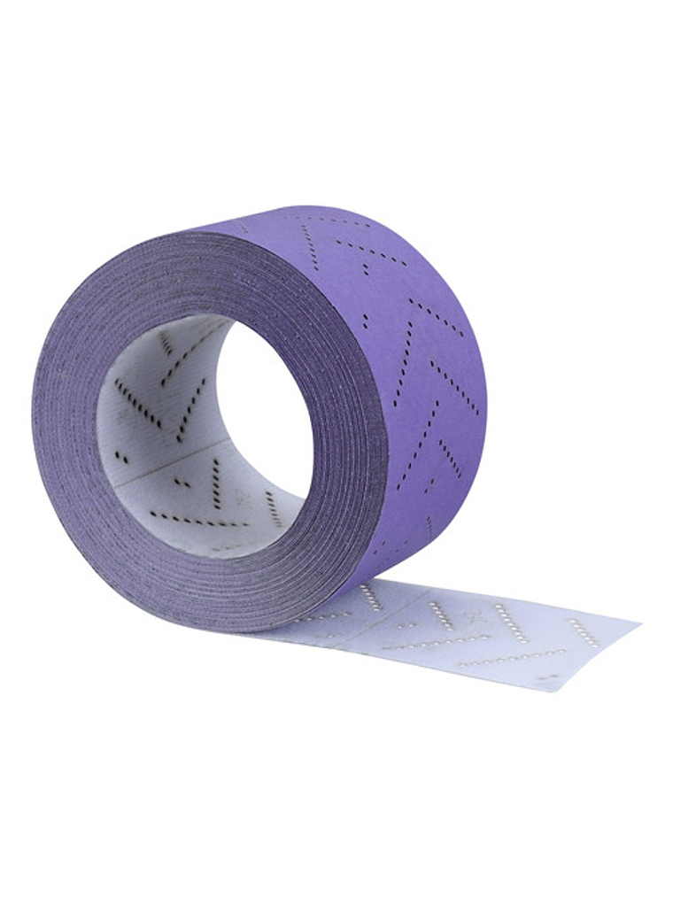 Rollo De Lija Cerámico 70mm X 12mt Grano 120 Con Velcro 3