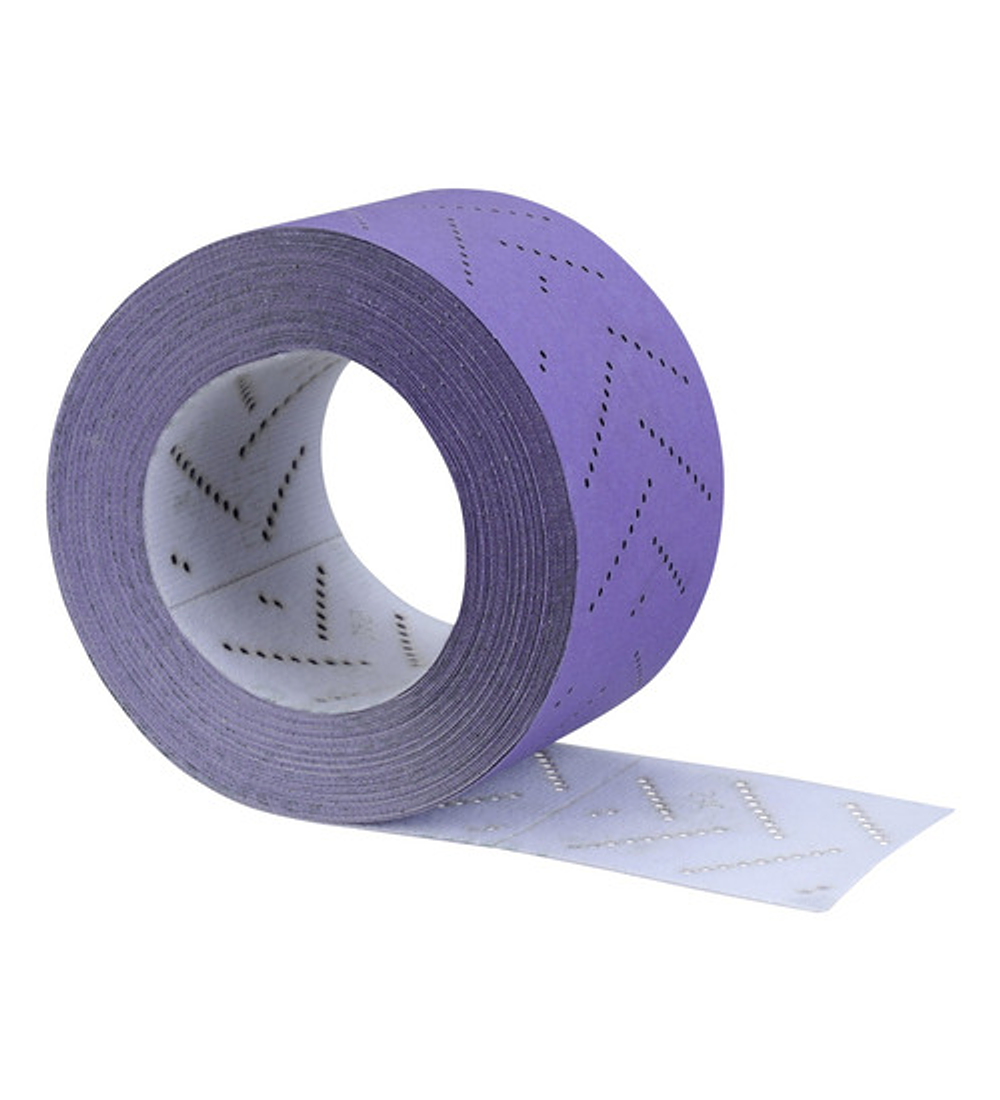 Rollo De Lija Cerámico 70mm X 12mt Grano 150 Con Velcro