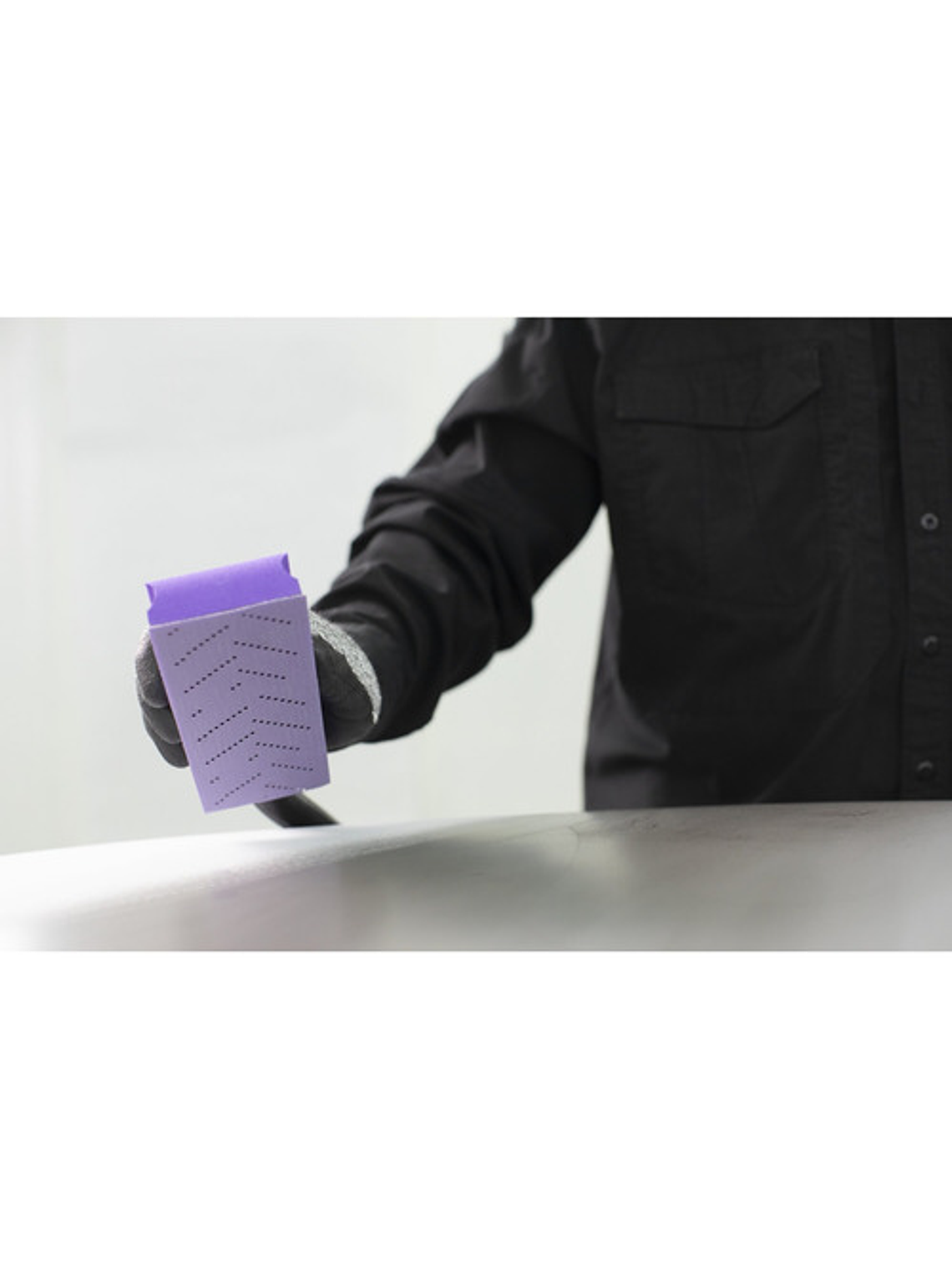 Rollo De Lija Cerámico 70mm X 12mt Grano 240 Con Velcro 1 2