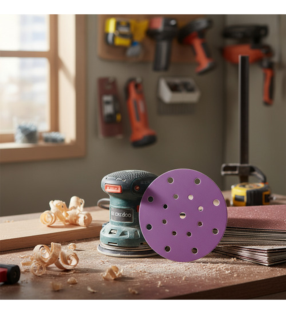 Disco Lija Cerámico #1500 Con Velcro 6puLG/150mm Caja 100 Un 1