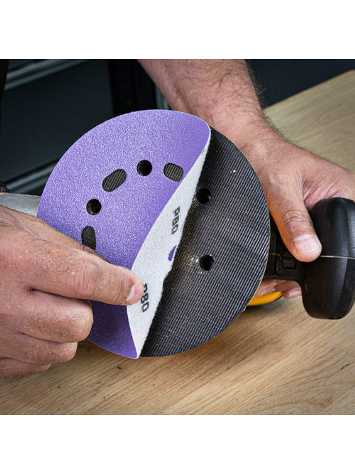 Disco Lija Cerámico #1500 Con Velcro 6puLG/150mm Caja 100 Un 1 3