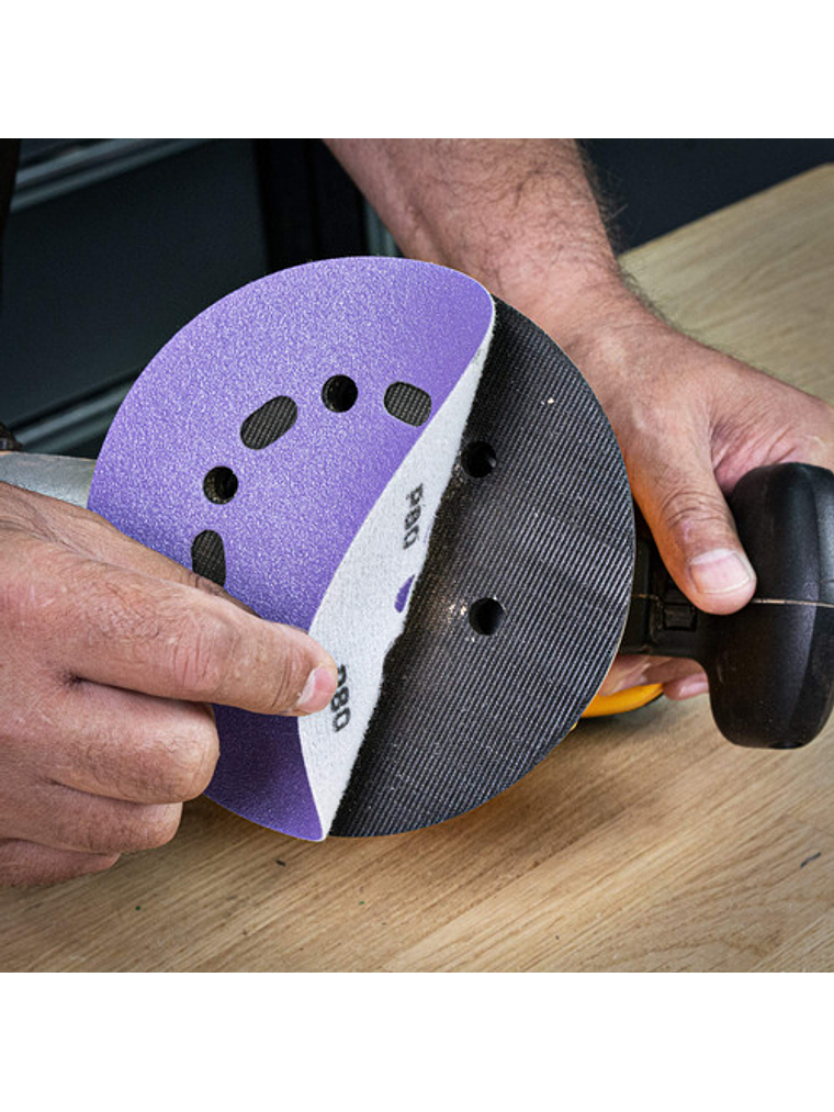 Disco Lija Cerámico #2000 Con Velcro 6puLG/150mm Caja 100 Un 1 3