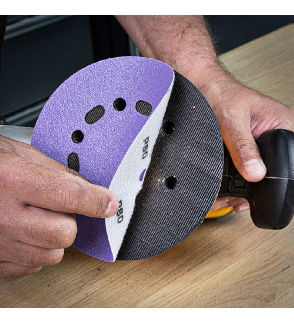 Disco Lija Cerámico #3000 Con Velcro 6puLG/150mm Caja 100 Un 1