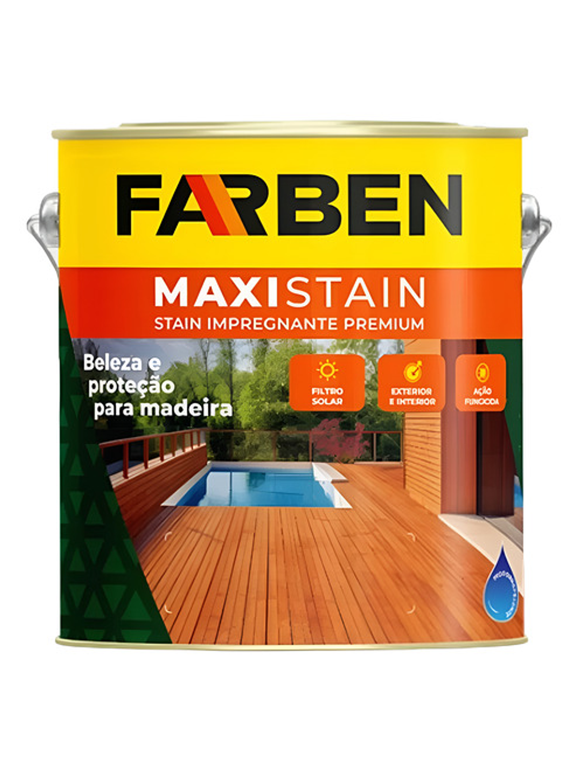 Protector Stain Farben Galón Impregnante Filtro Uv Canela Mate 1