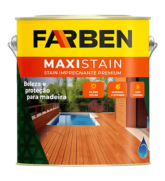 Protector Stain Farben Galón Impregnante Filtro Uv Canela Mate