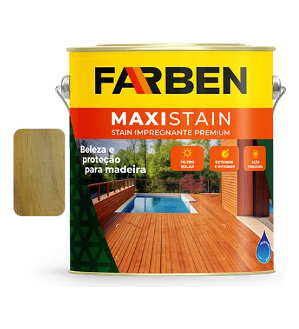 Protector Stain Farben Galón Impregnante Filtro Uv Canela Mate